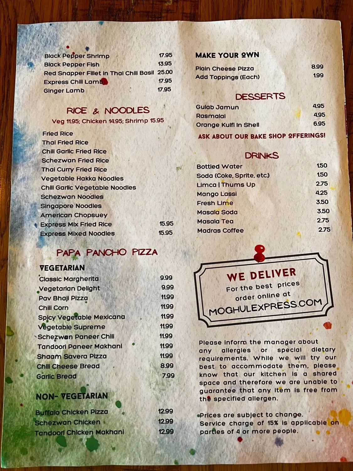 Menu 4