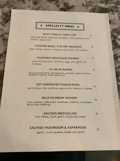 Menu 4