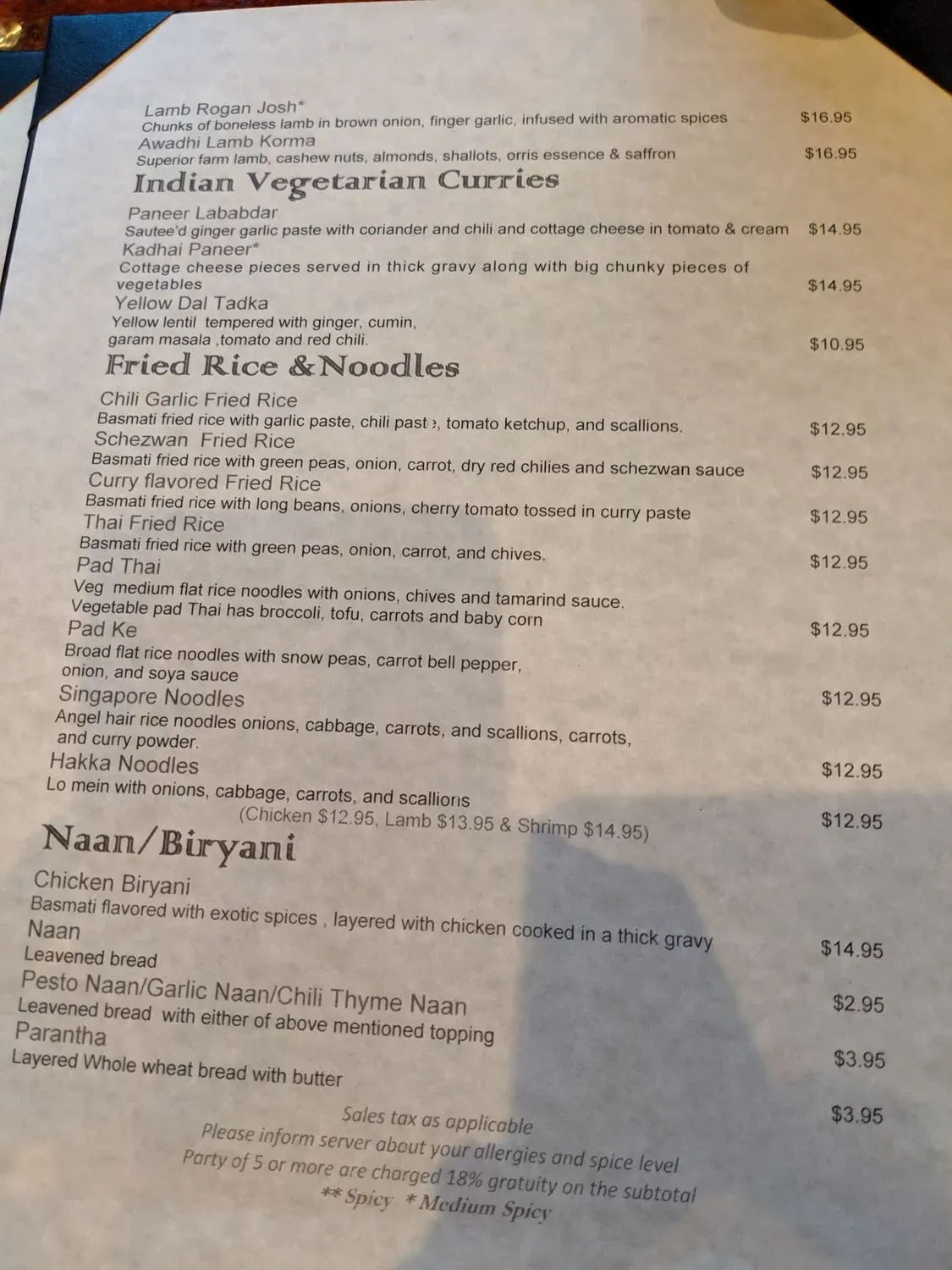 Menu 5