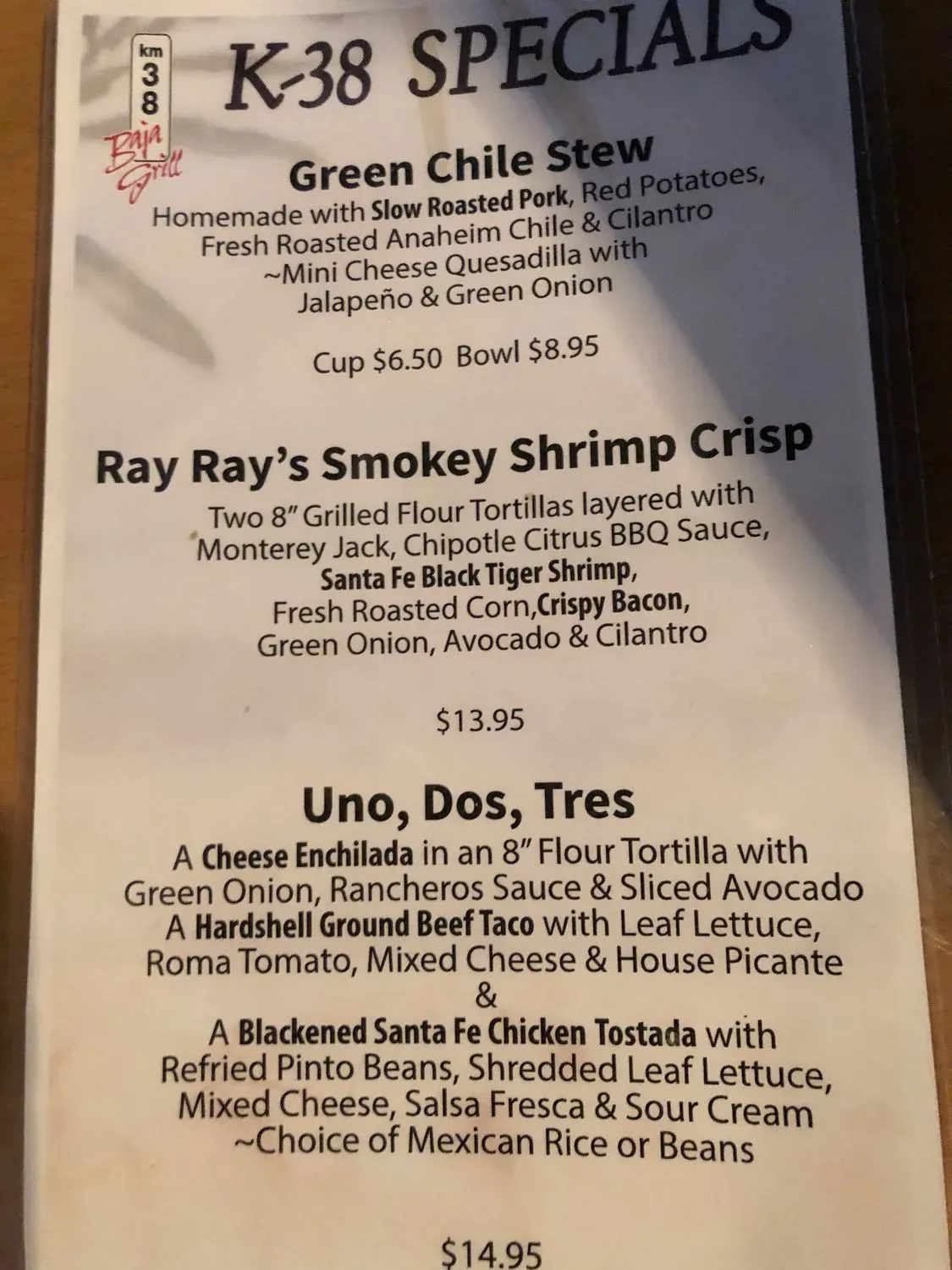 Menu 4