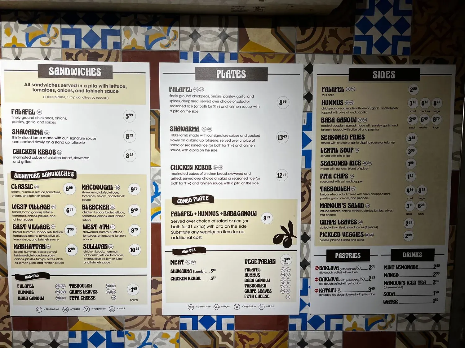 Menu 4