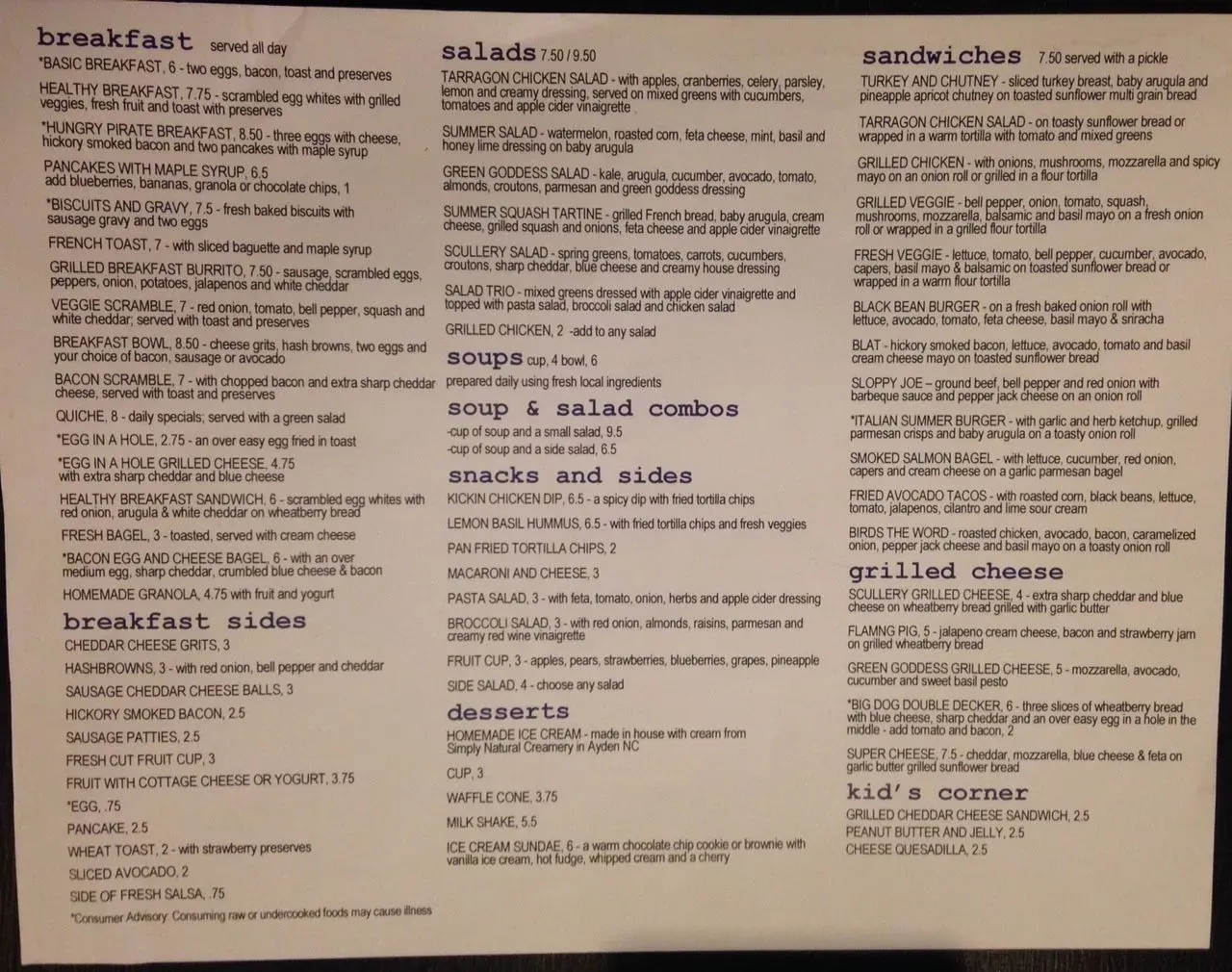 Menu 3