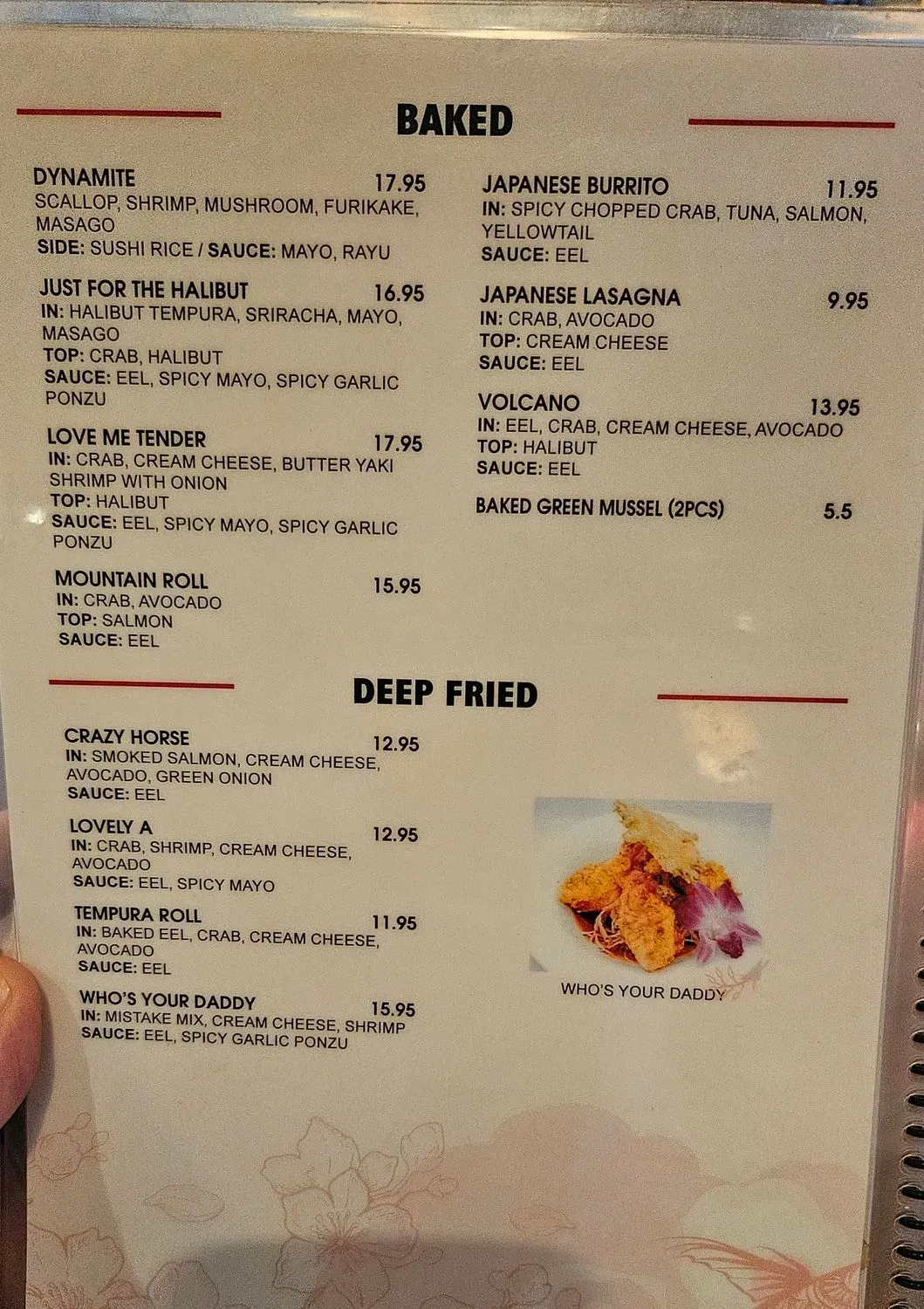 Menu 5