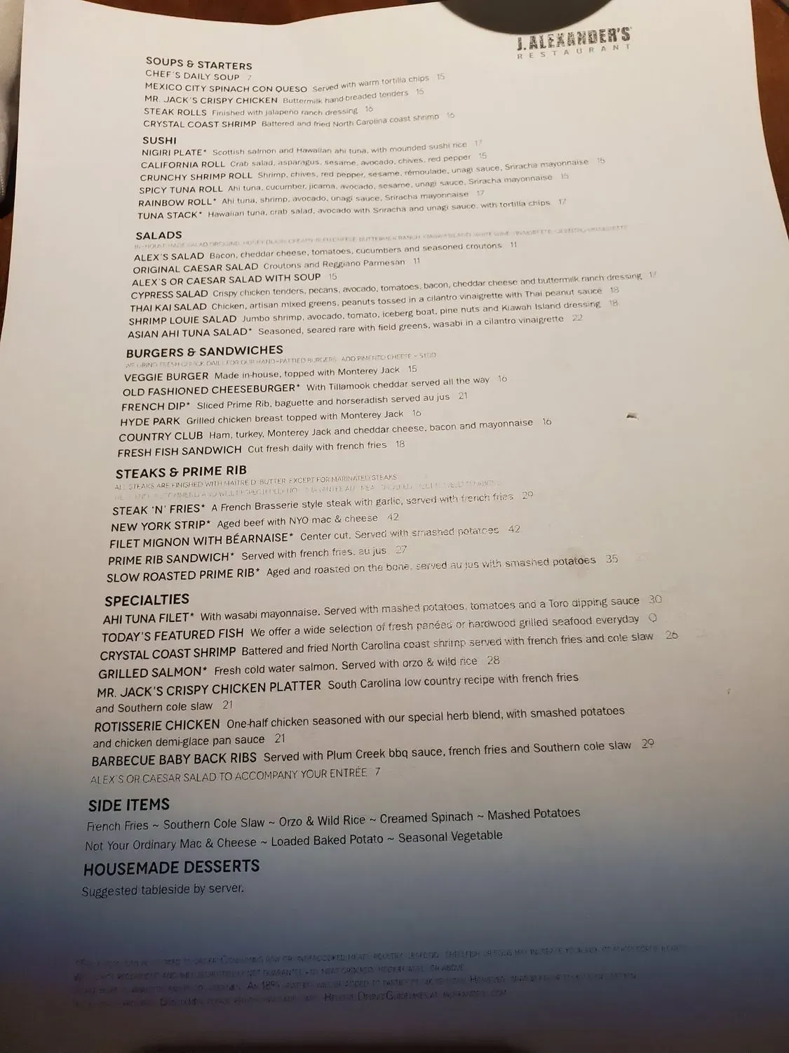 Menu 2