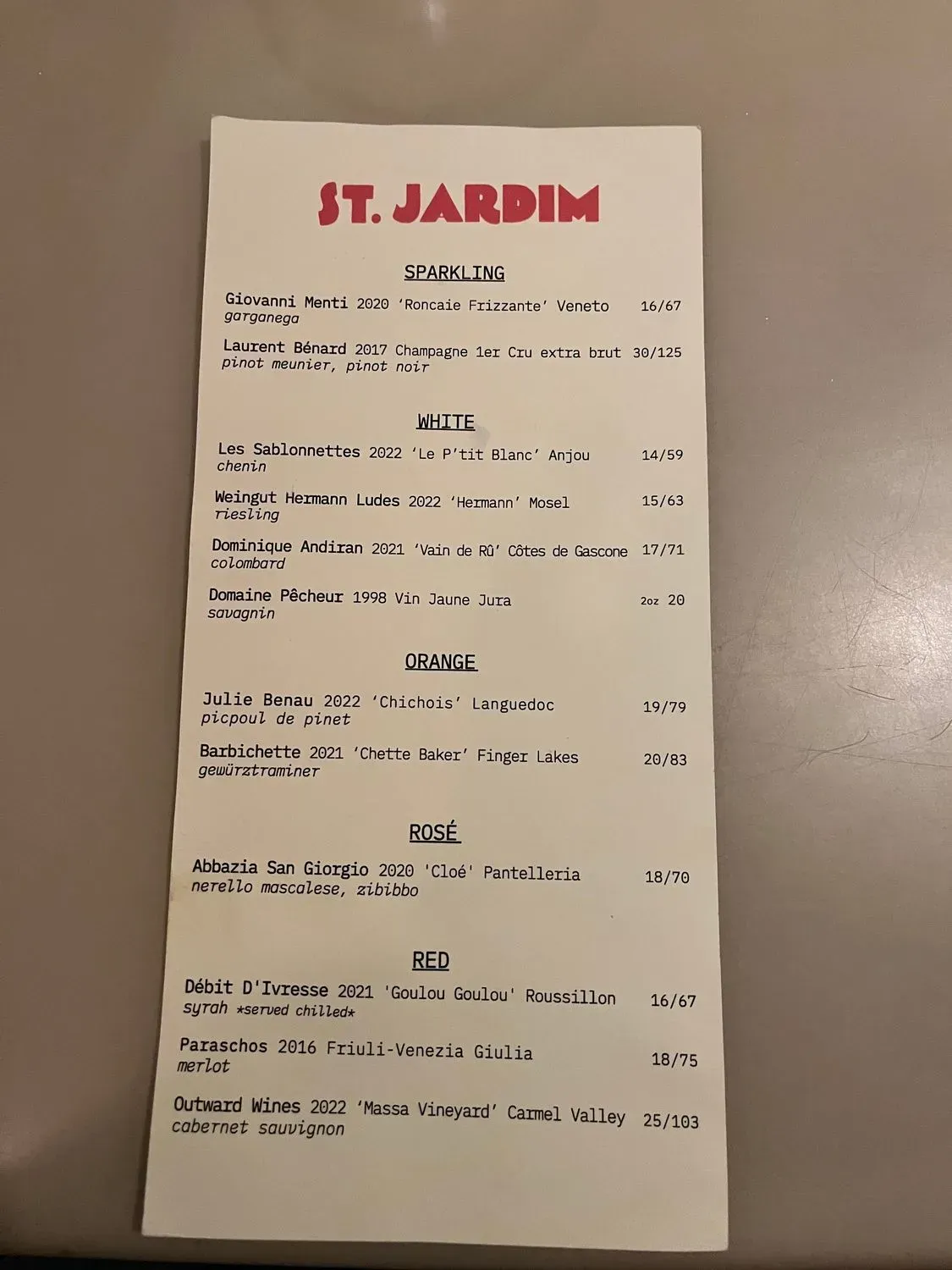 Menu 3