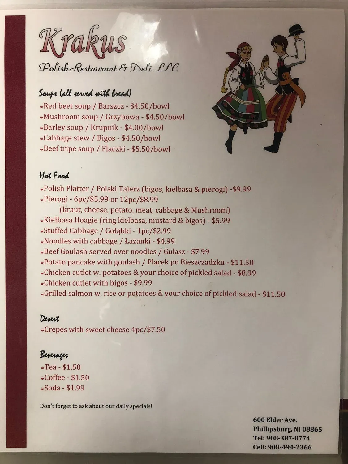 Menu 2