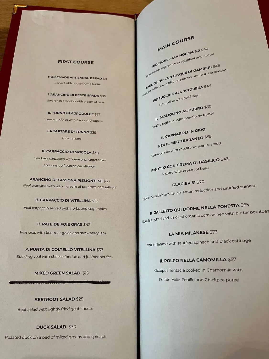 Menu 2