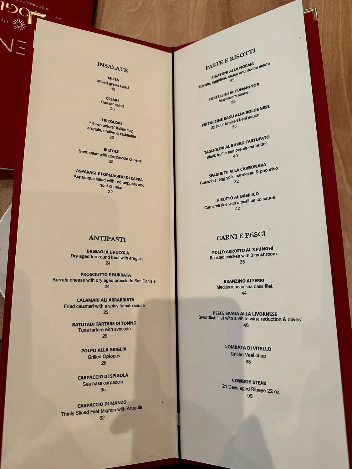 Menu 4