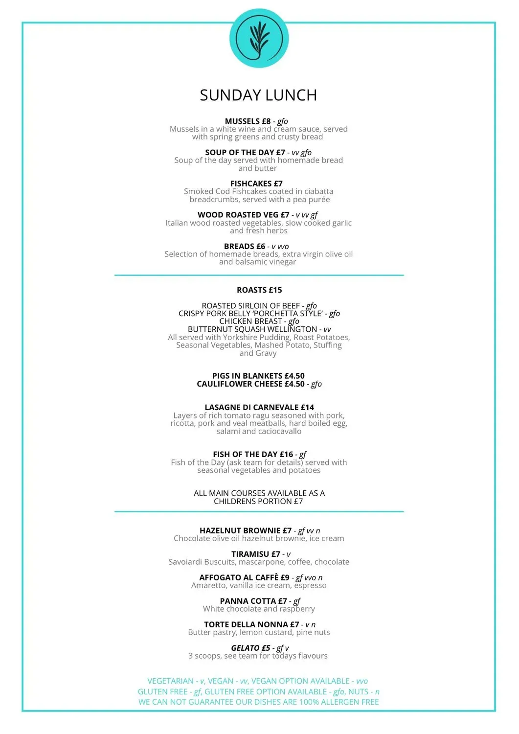 Menu 2