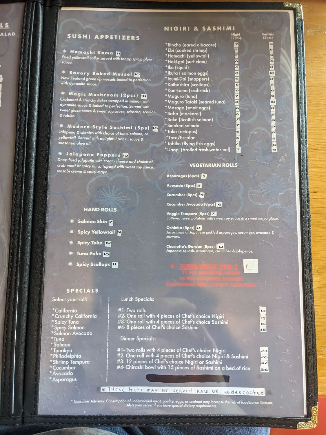 Menu 6