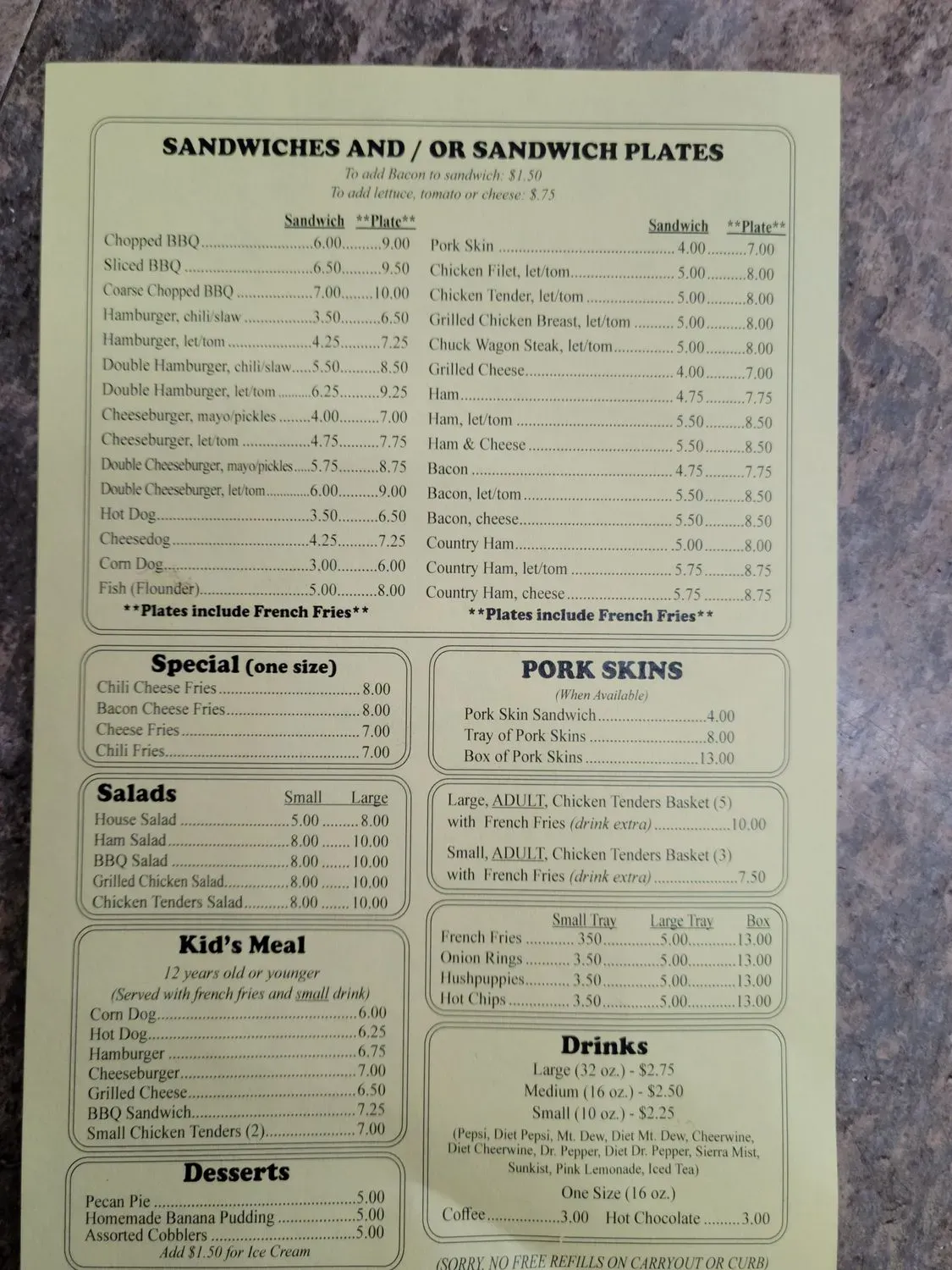 Menu 3