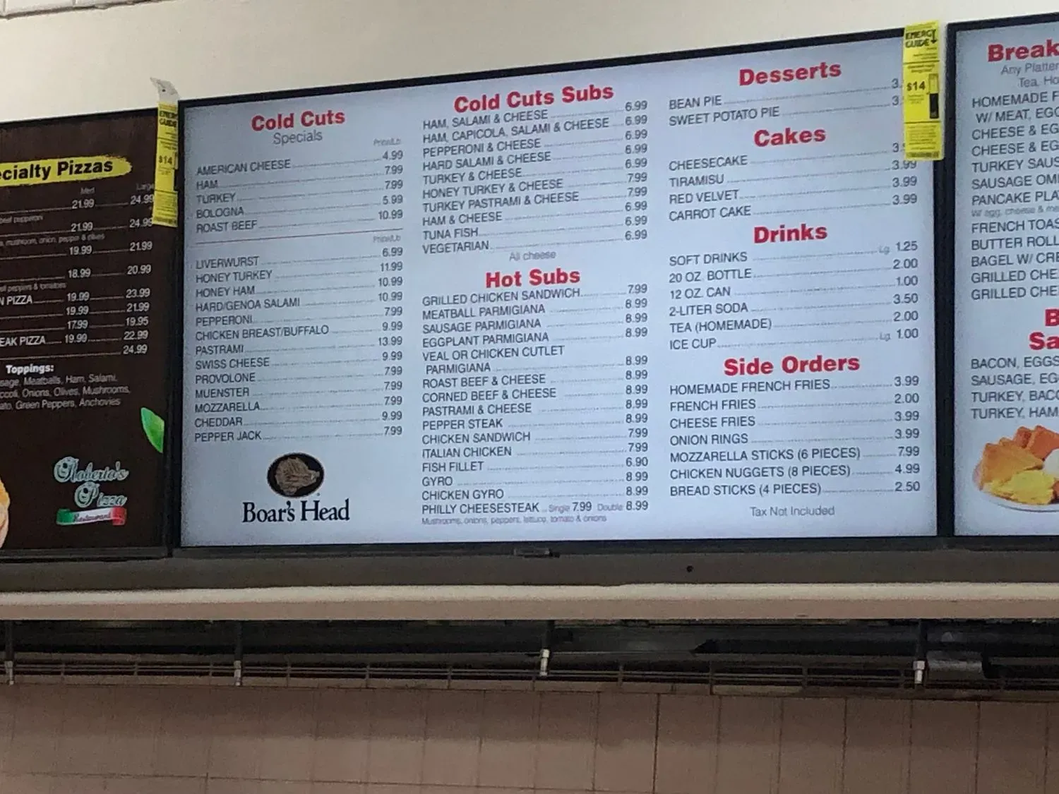 Menu 5