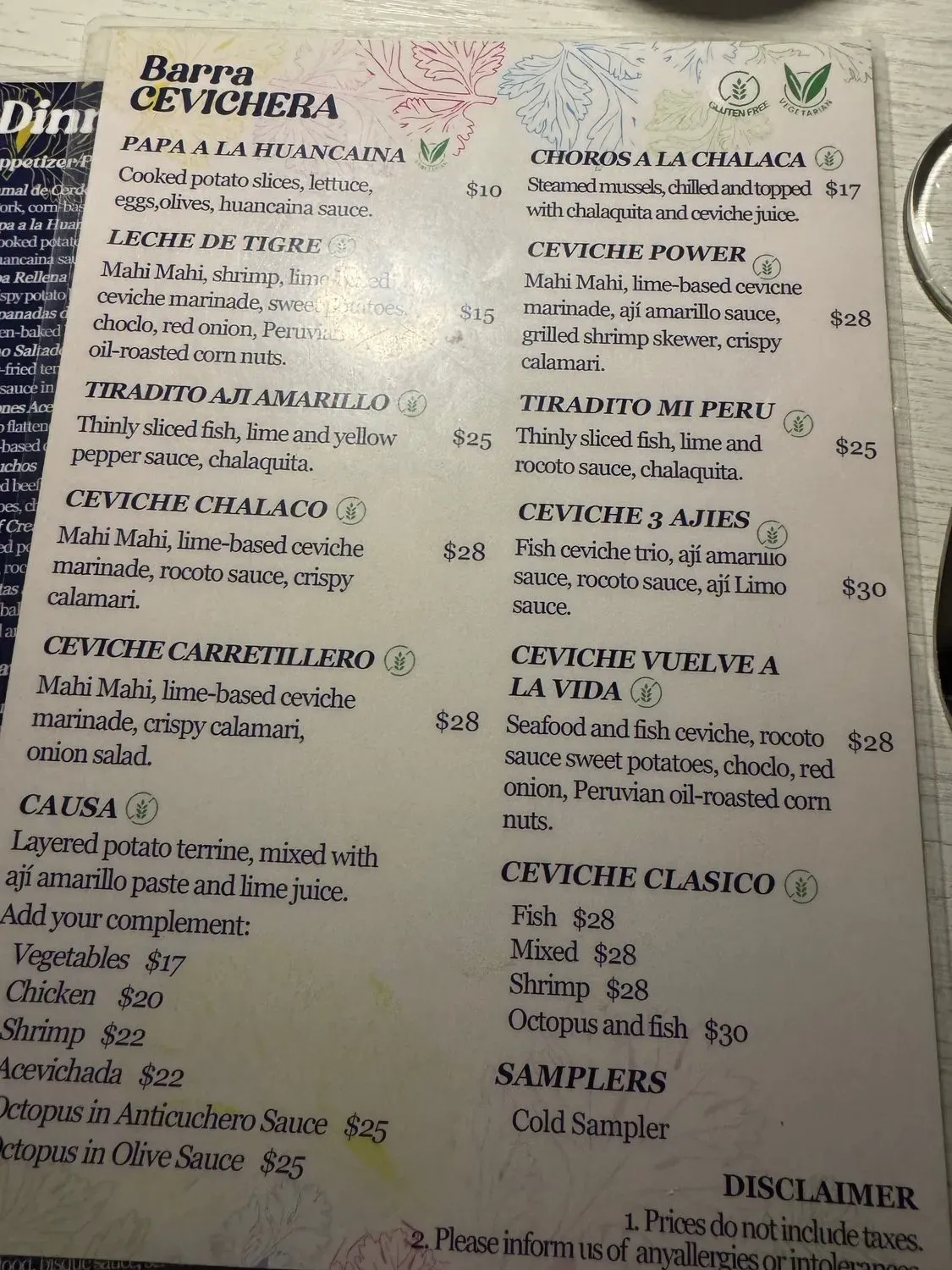 Menu 6