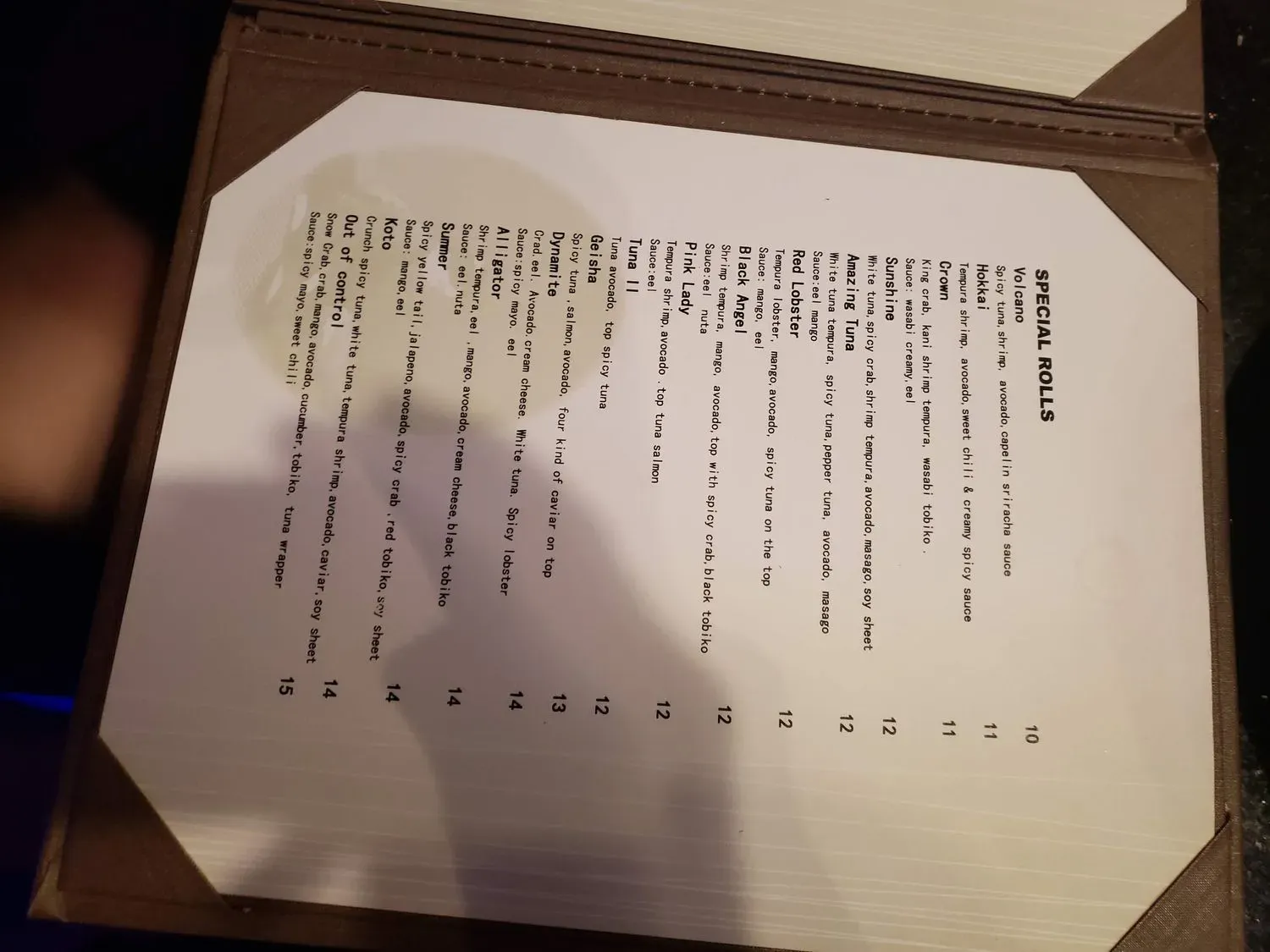 Menu 3