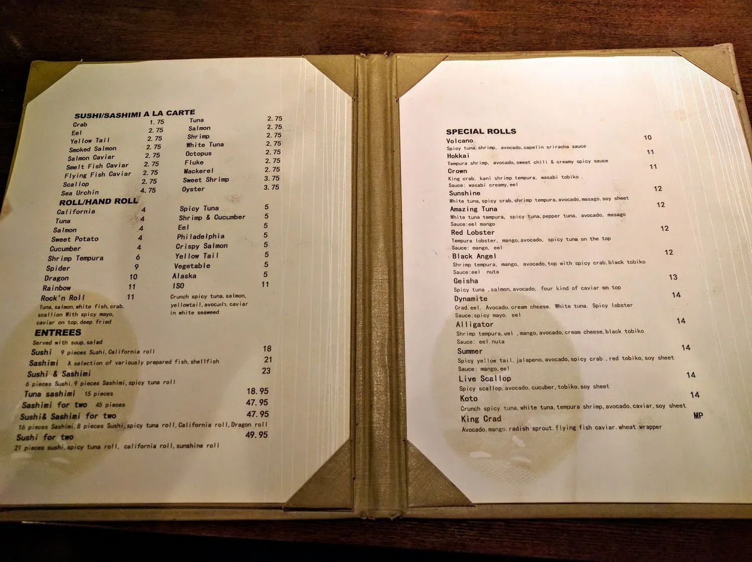 Menu 5