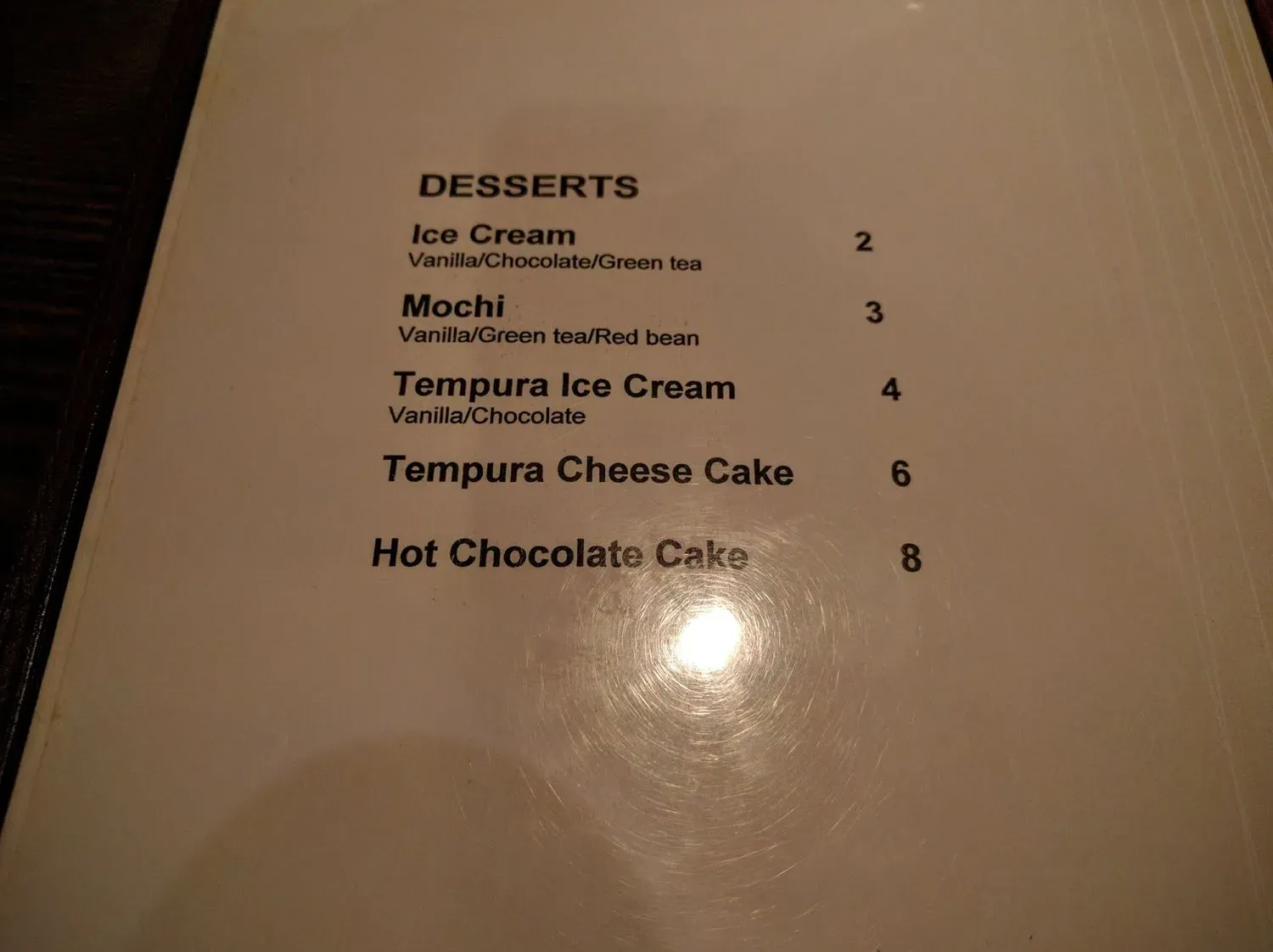 Menu 4