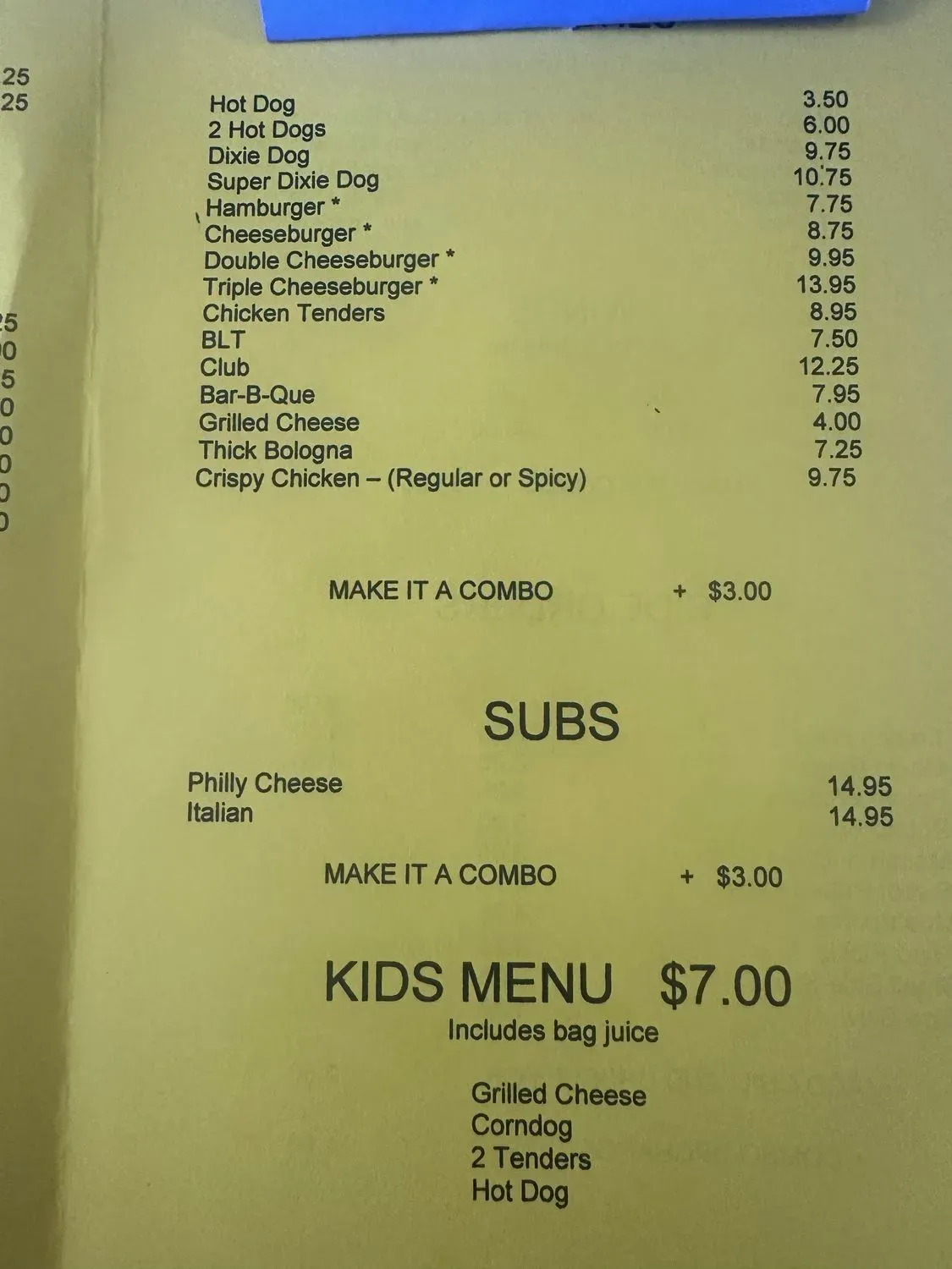 Menu 4