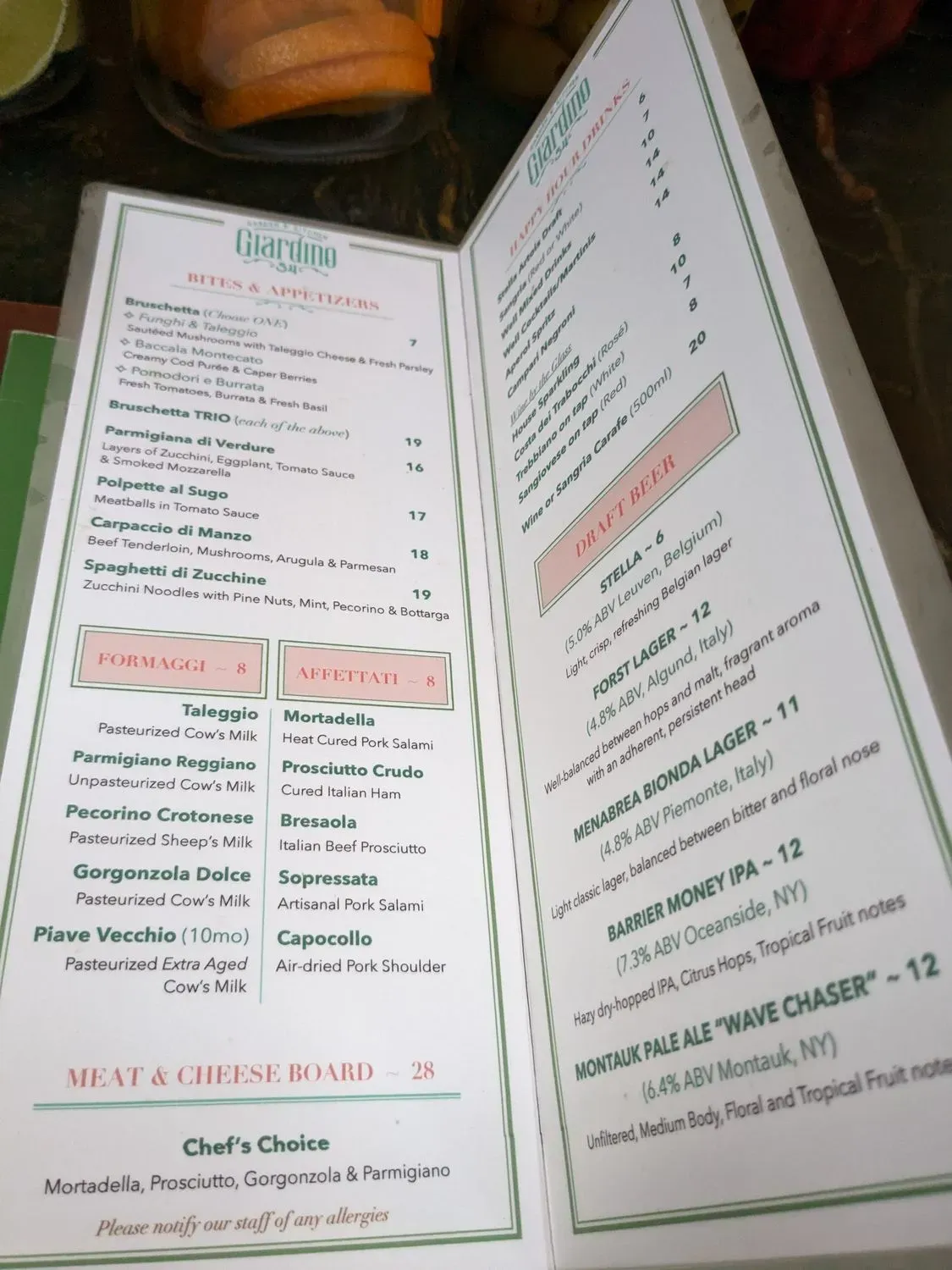 Menu 6