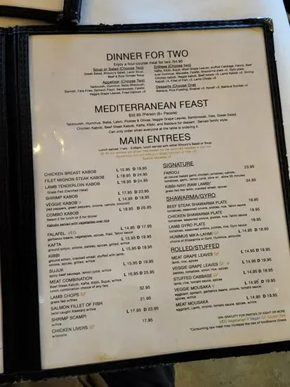 Menu 6