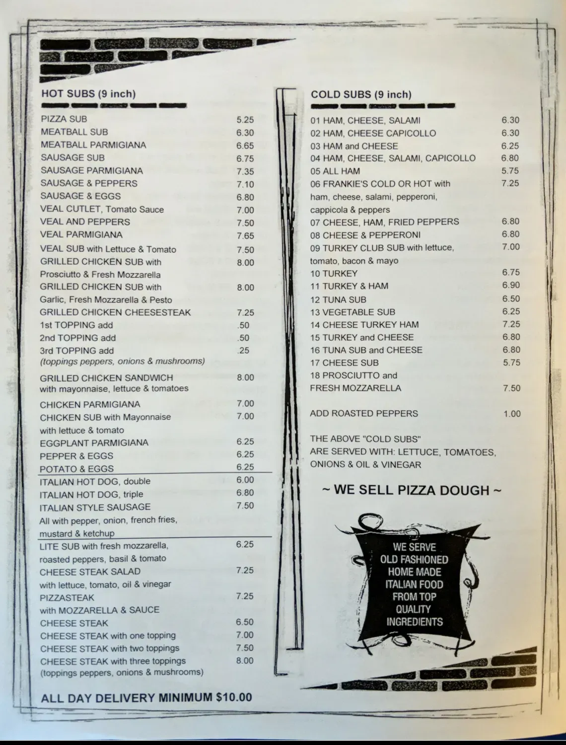 Menu 2