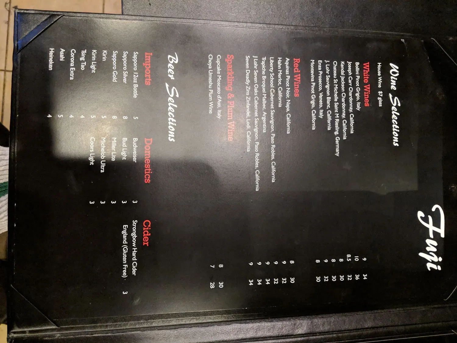 Menu 6