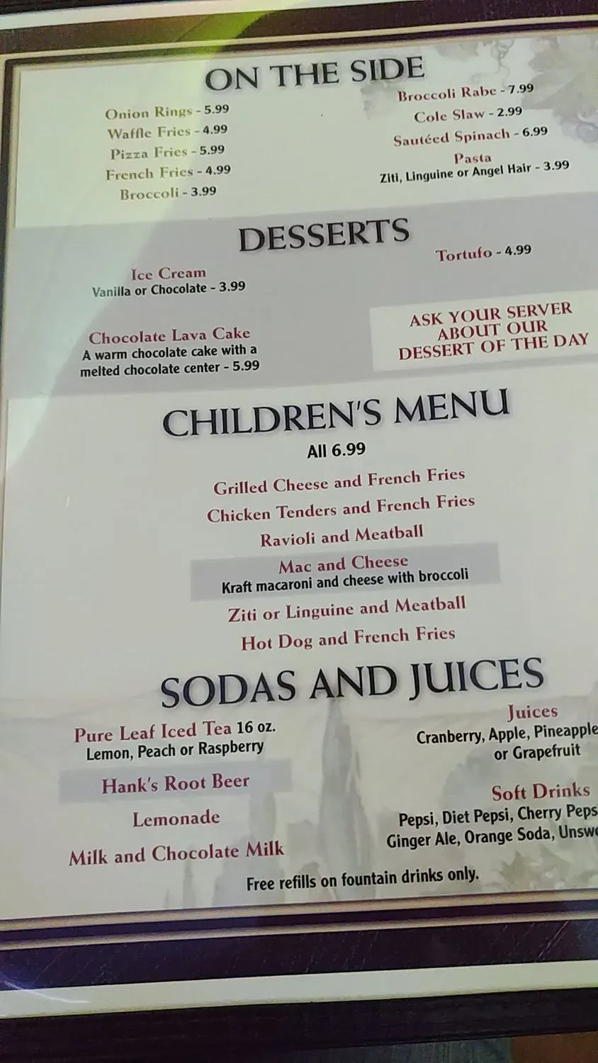 Menu 3