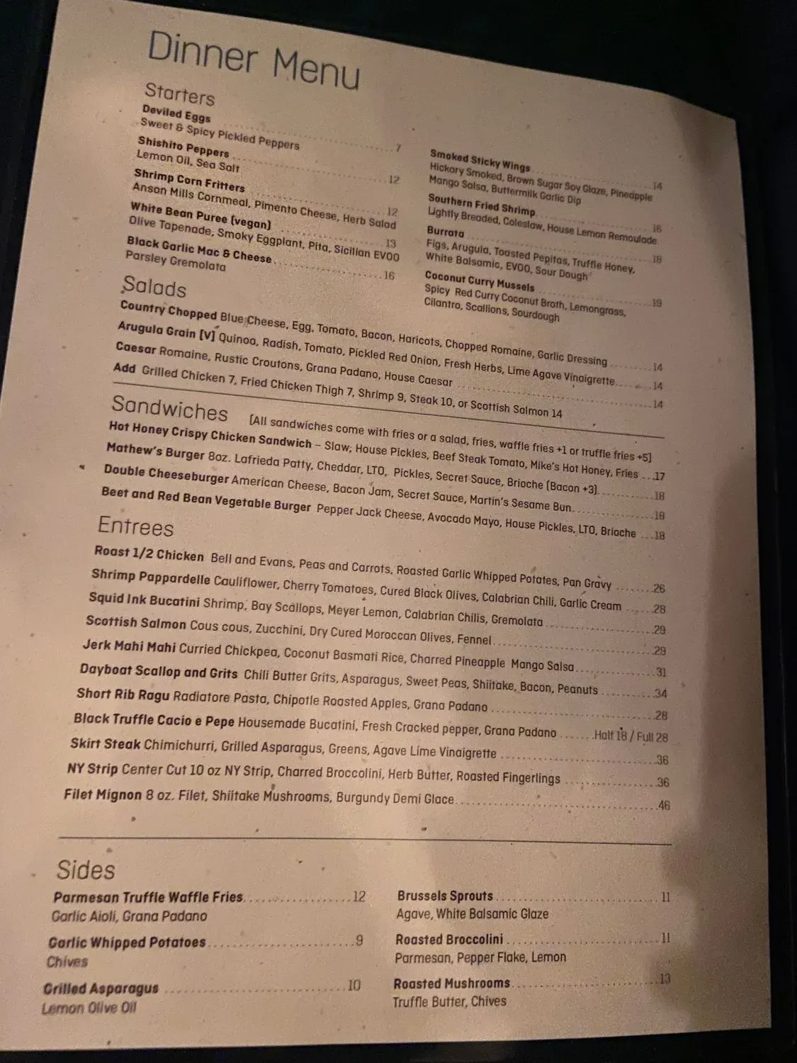 Menu 5