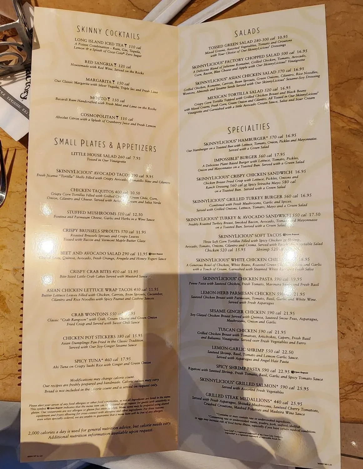 Menu 4