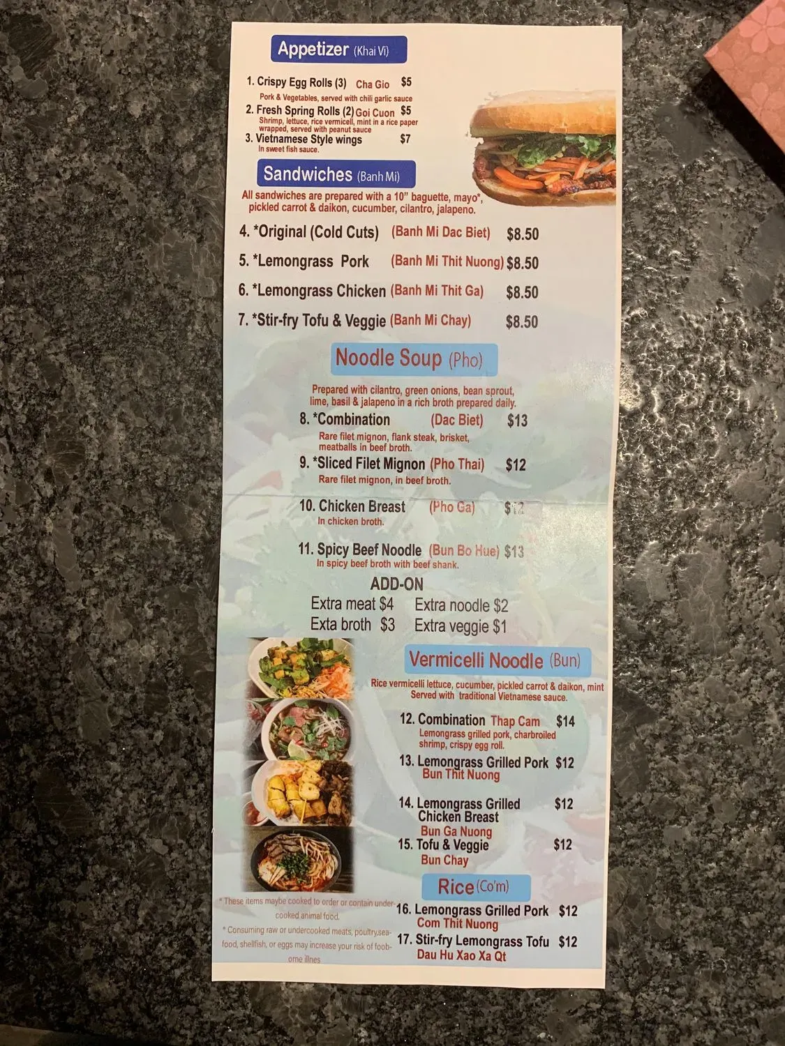 Menu 2