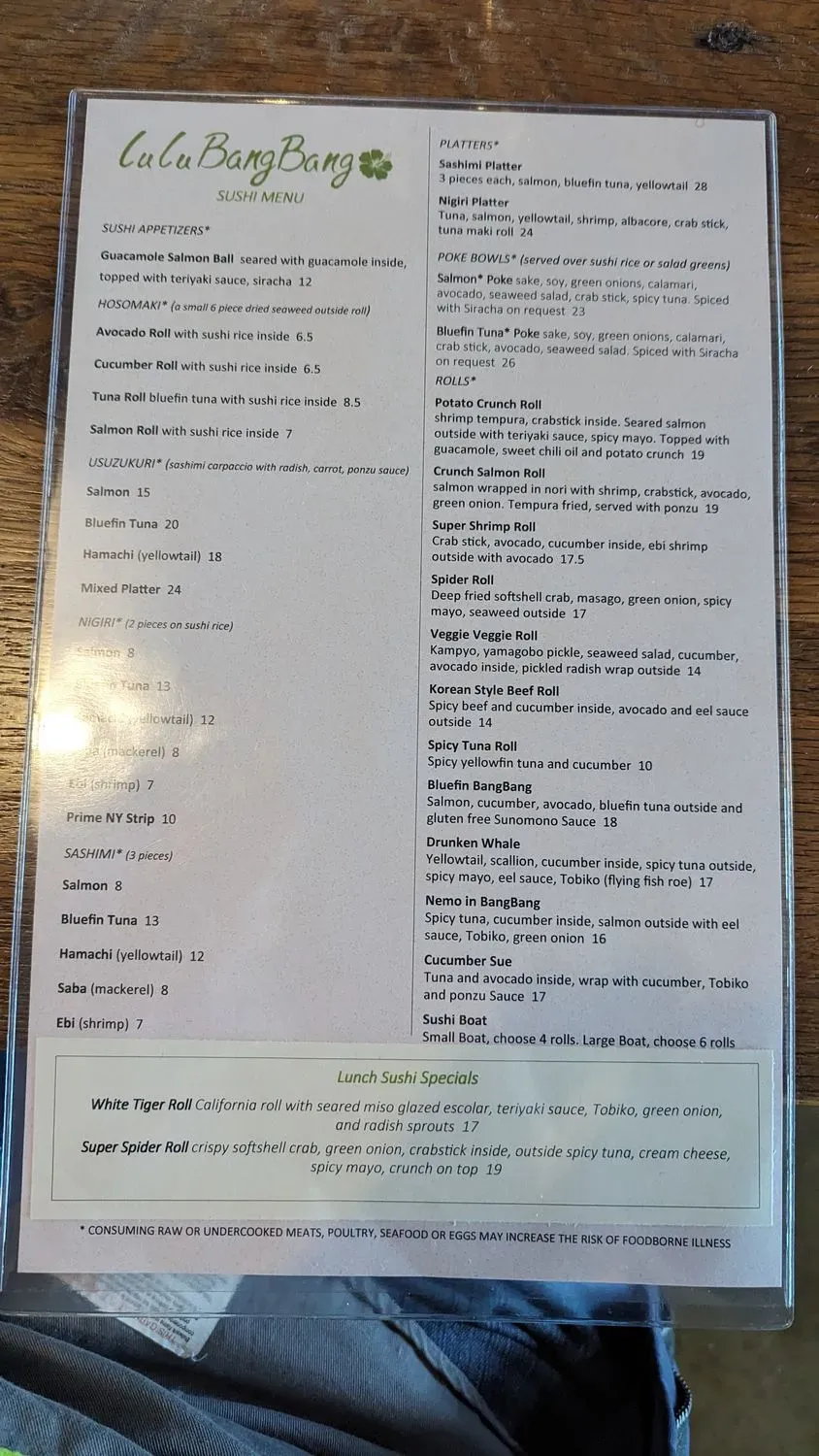 Menu 4