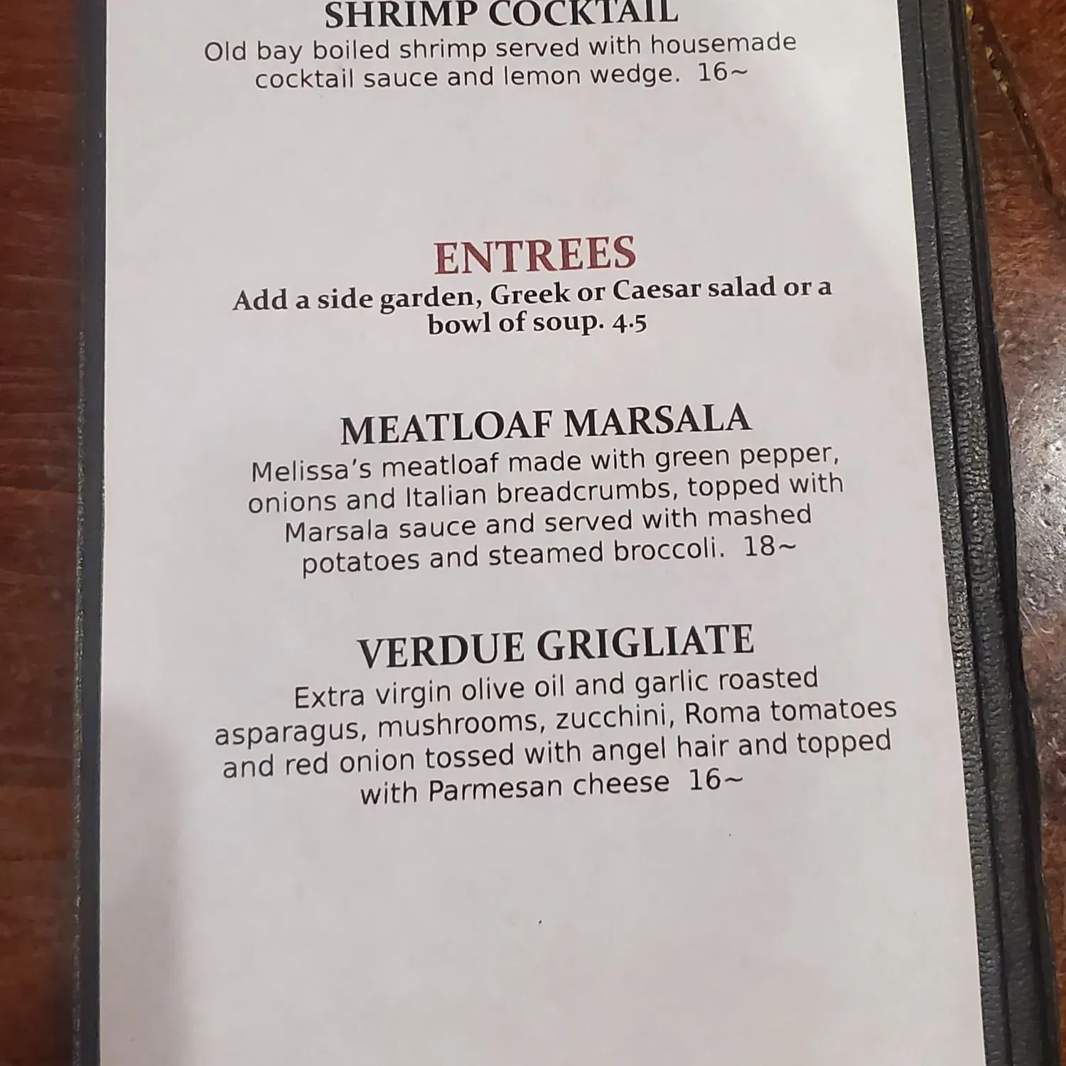 Menu 2