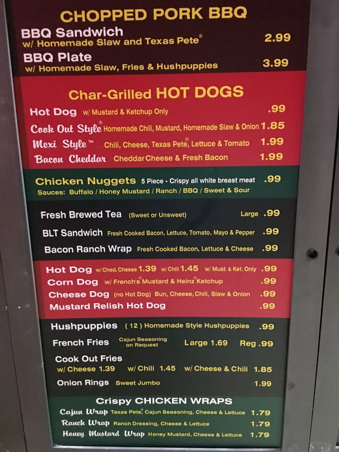 Menu 6