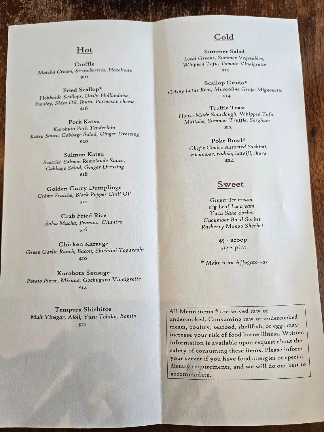 Menu 2