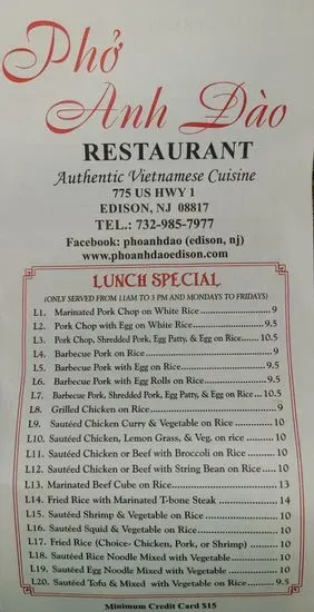 Menu 5