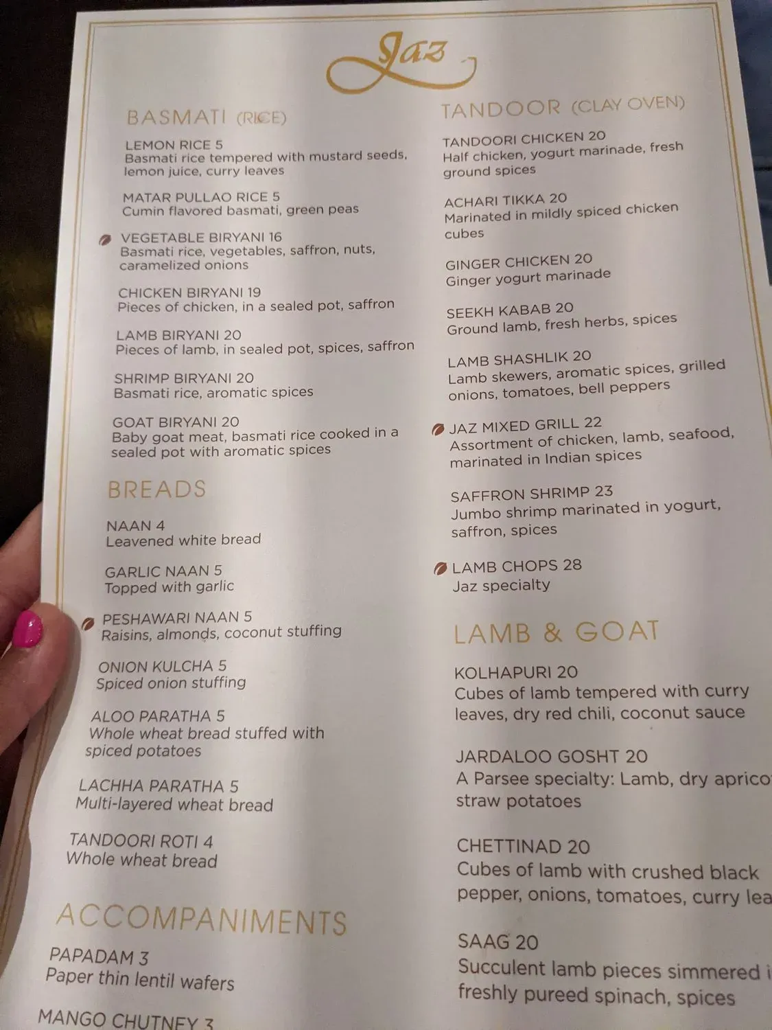 Menu 6