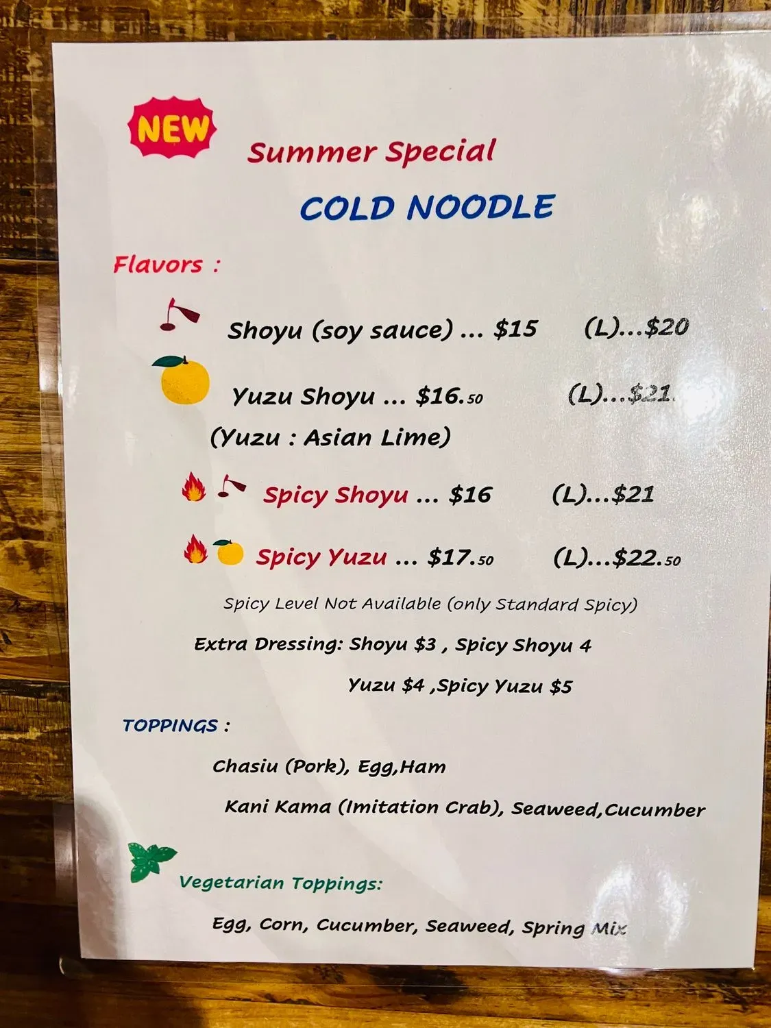 Menu 5