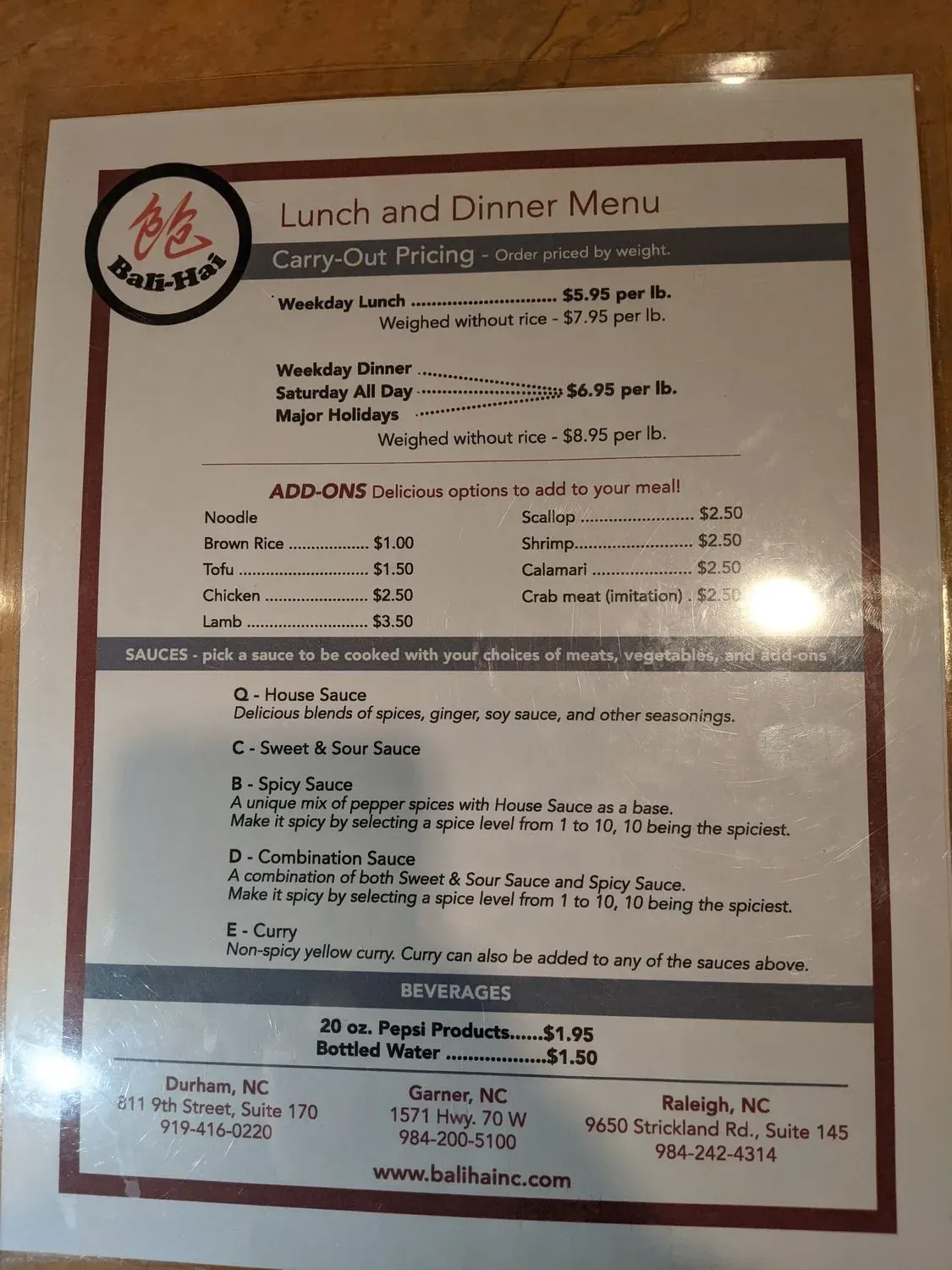 Menu 3