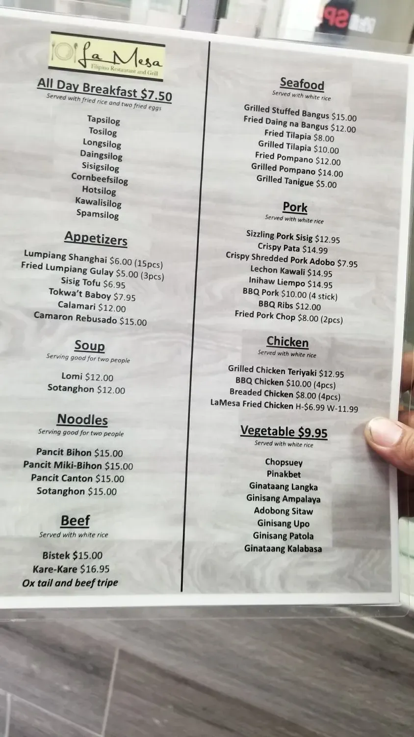 Menu 2