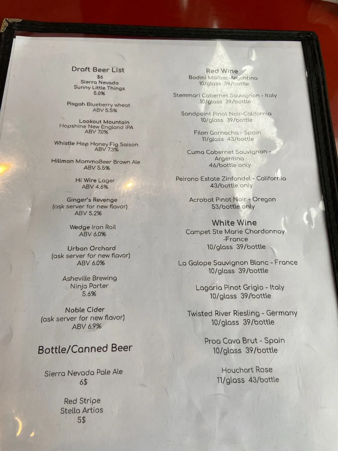 Menu 4