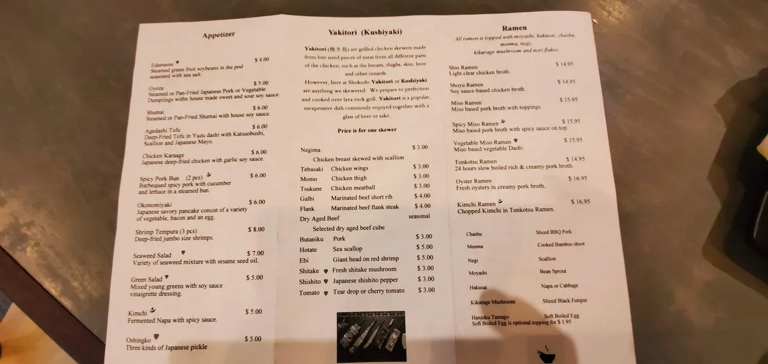 Menu 6