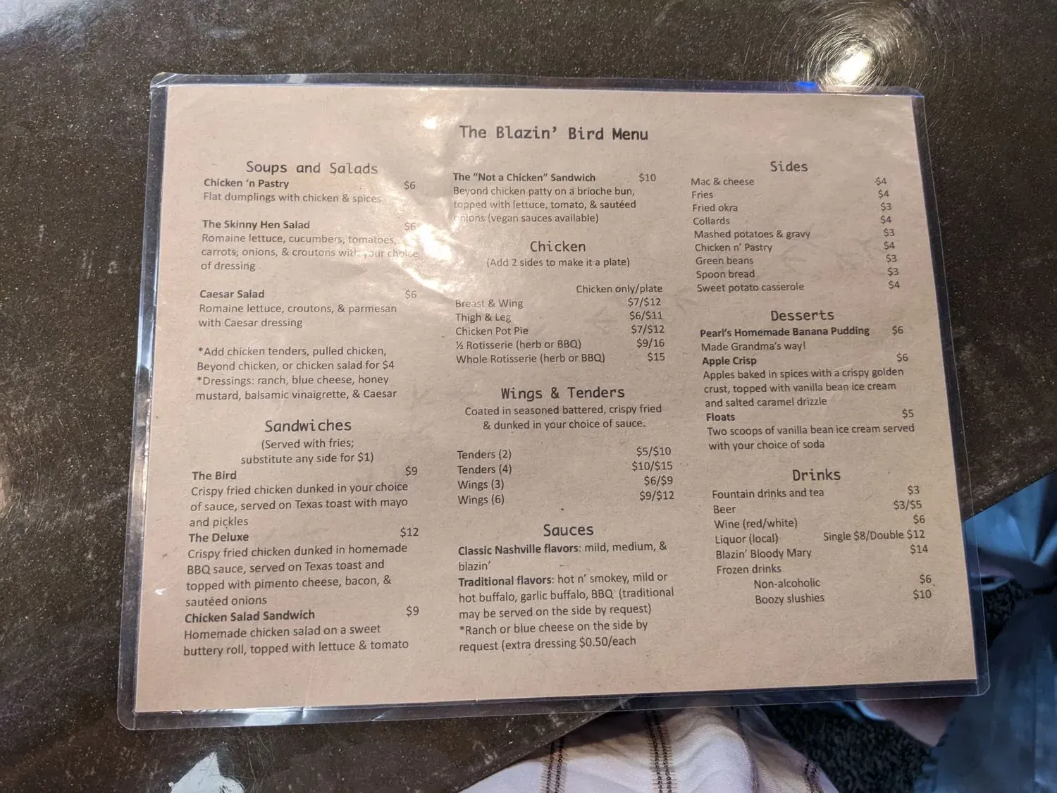 Menu 4