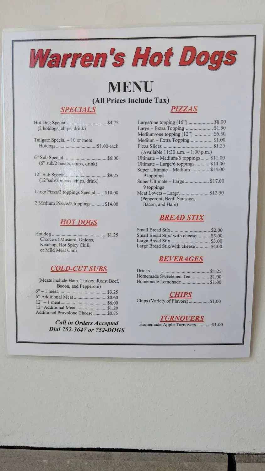 Menu 2