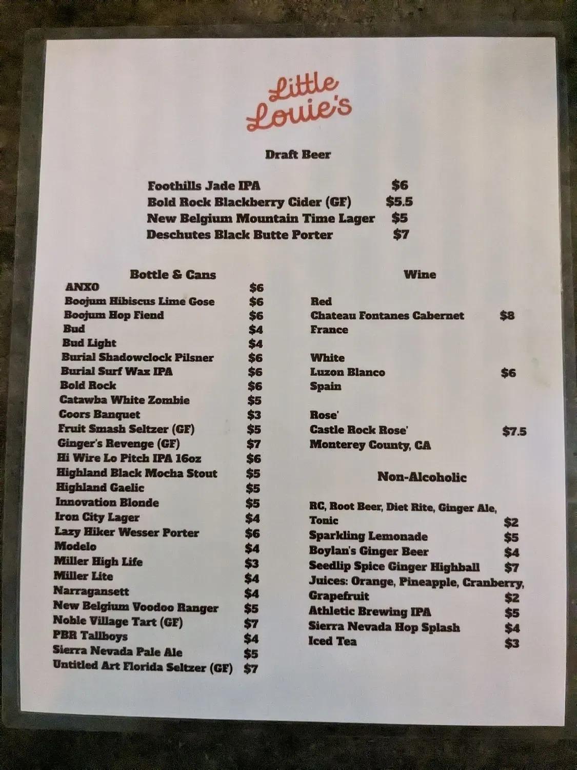 Menu 3