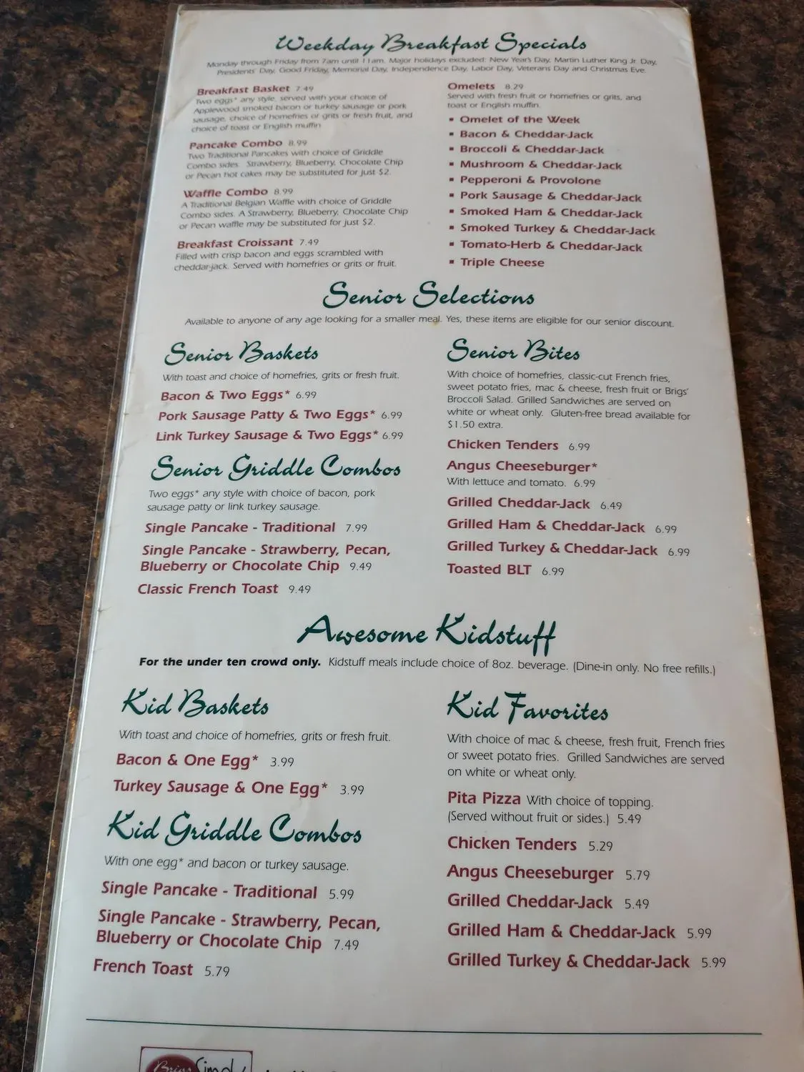 Menu 6