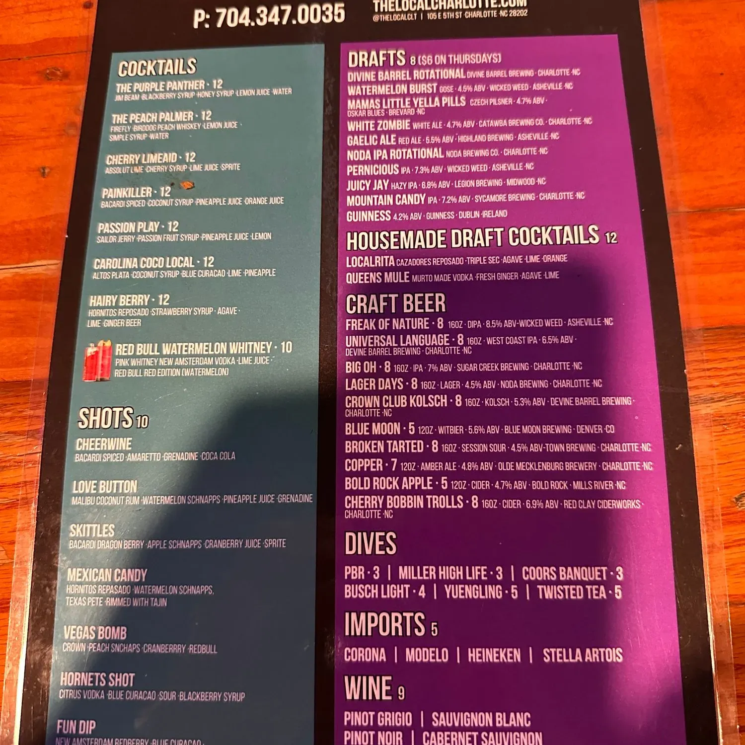 Menu 2