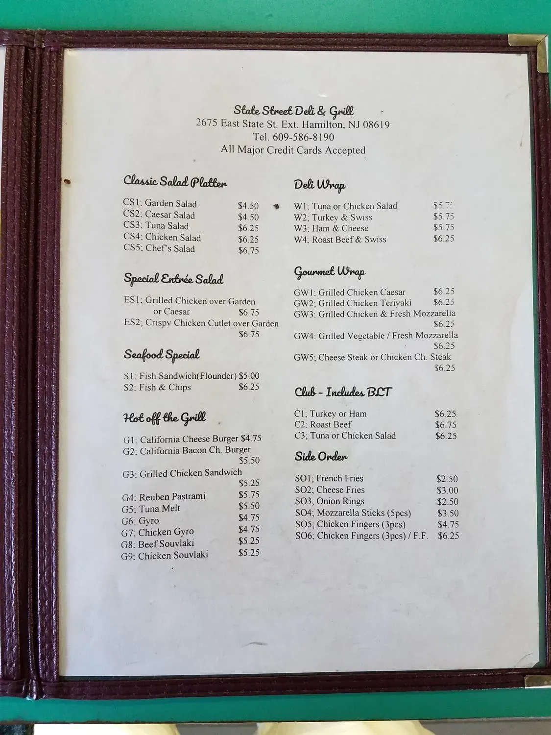 Menu 2