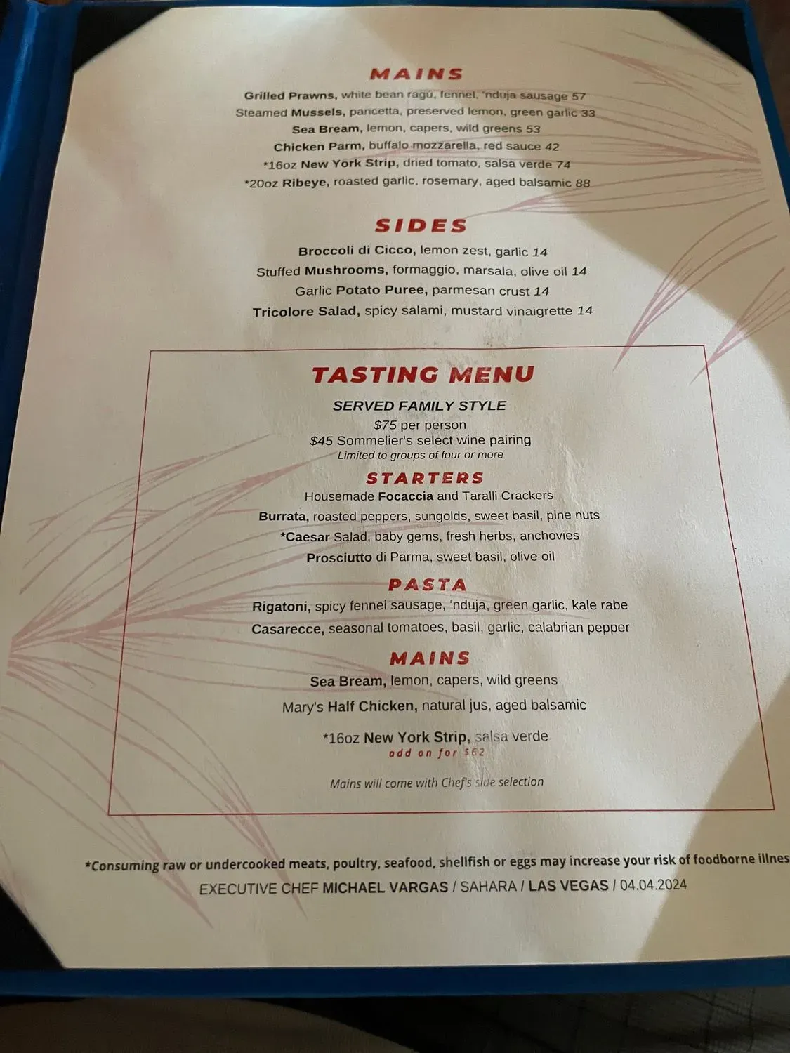 Menu 4