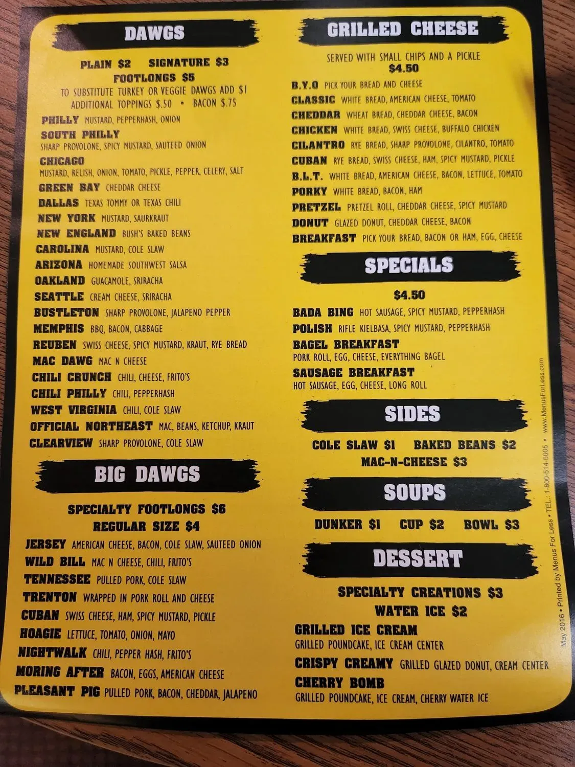 Menu 3