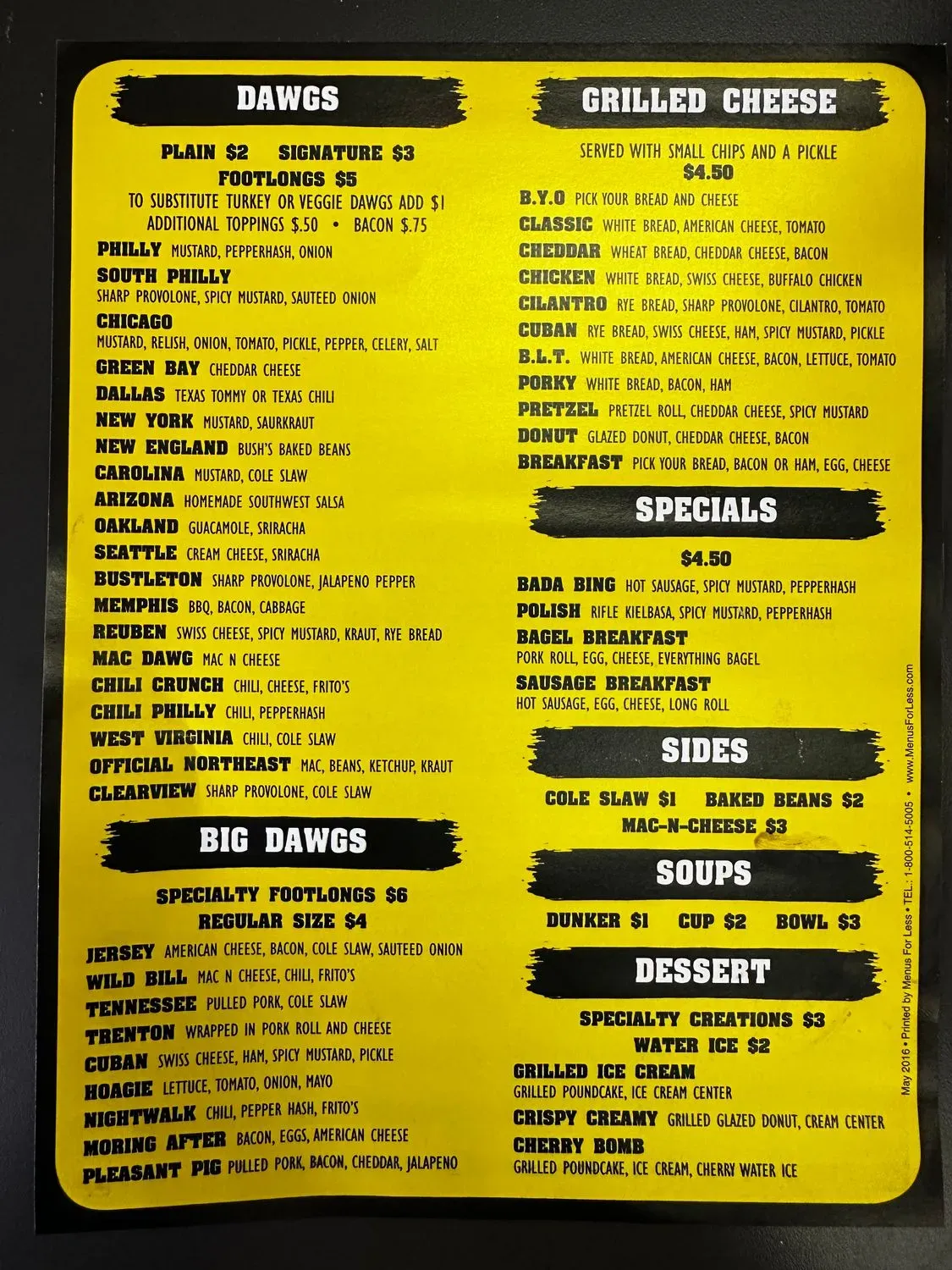 Menu 2