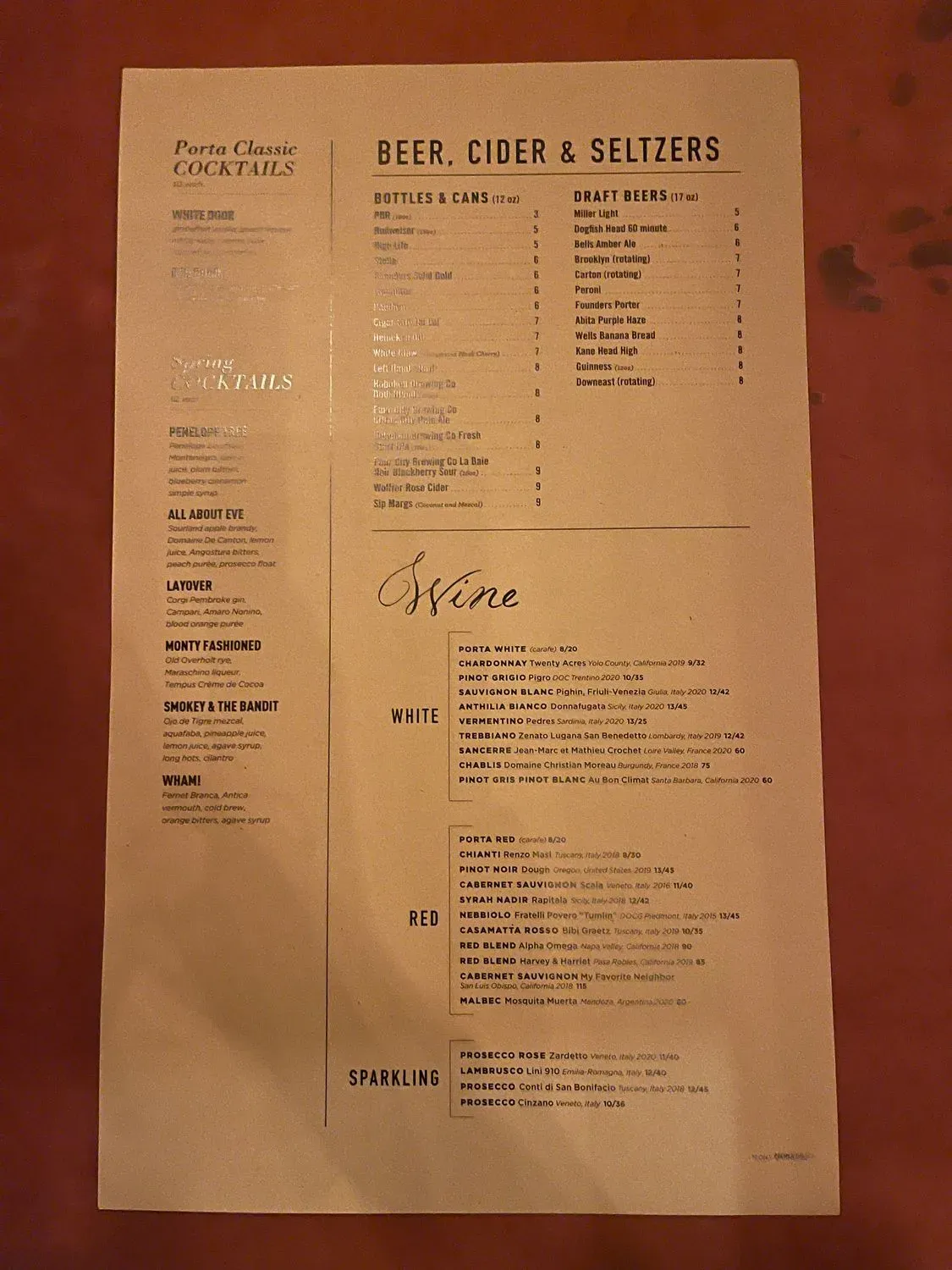 Menu 2